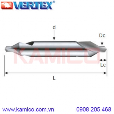 Mũi khoan lấy dấu thép gió VDS Vertex