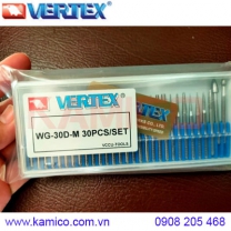 Bộ đầu mài kim cương cho máy mài hơi WG-30D Vertex