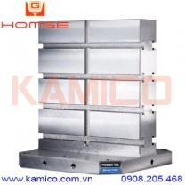 Trụ gá vuông 2 mặt có rãnh T cho máy CNC loại HDT Homge